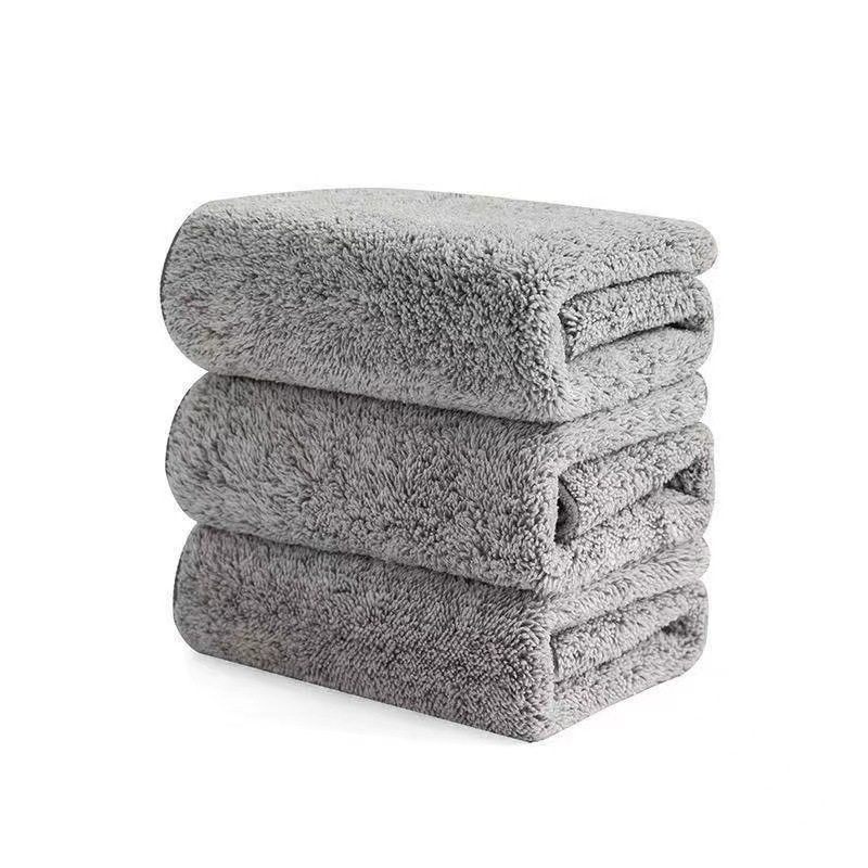 Bamboo Charcoal Fiber Rag Thickeneded Water-Absorbent Non-Stick Oil Towel Multifunctional Soft Kitchen Rag Scouring Pad Cleaning Cloth
