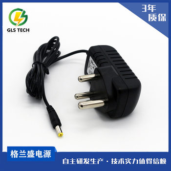 12V2A large South Africa power adapter rubber shell 24V5V9V 10W12W18W24W South Africa charger