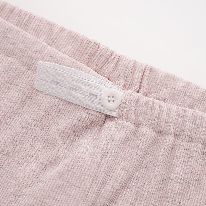 Modal Pajamas with Breast Pads for Women, Spring & Fall Long-Sleeved Maternity, Prenatal and Postpartum Nursing Clothes, Home Clothes Set