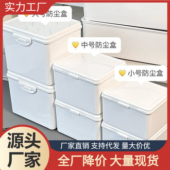 Pure White Flip-top Storage Box Desktop Stationery Frosted Storage Box Multi-functional Hand Account Tape Dust-proof and Unprinted Organizing Box