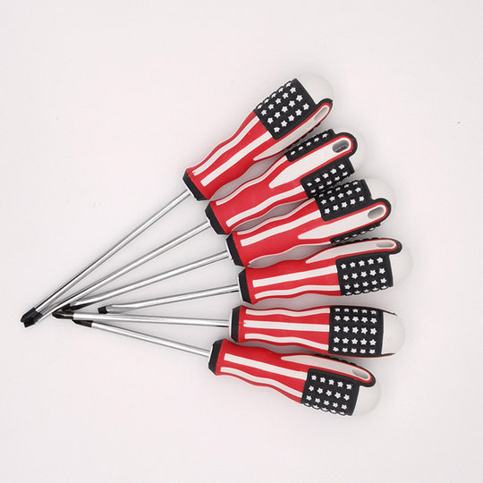 National Flag Cross One-Word Dual-Use Telescopic Screwdriver Set Household Hand Tool Screwdriver Strong Magnetic Screwdriver