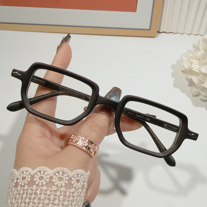 2025 New Fashion Retro Square Frame Anti-Blue Light Sunglasses for Men and Women, Glasses Frames Can Be Matched with Myopia Glasses Frames Wholesale