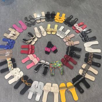 Large Size African Slippers for Summer 2025, Flat Colorful Fashion Home European and American Cross-Border Slippers