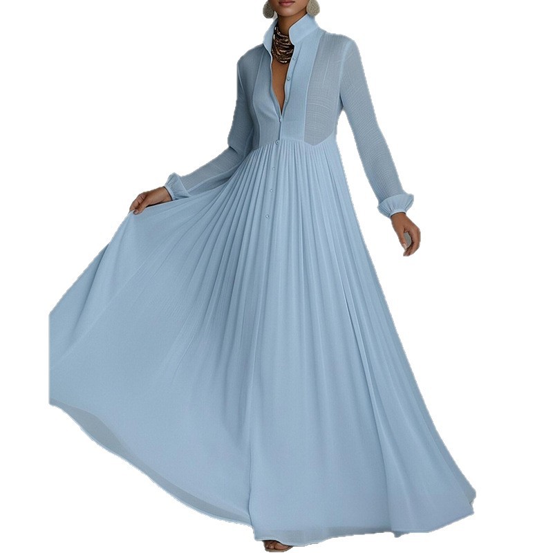 Elegant Womens Maxi Dress Summer Collection Fashionable A Line Silhouette Wholesale Available