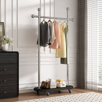 Second-Hand Coat Rack, Removable Bedroom Clothes Rack, Living Room Entrance Hall Floor-Standing Household Simple Storage Rack