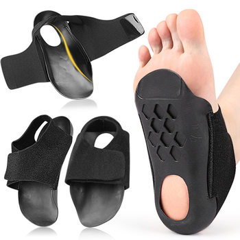 Cross-Border New Velcro Arch Insole Xo Type Leg Foot Inversion Half Pad Support Wearable Shoe Arch Heel Cover