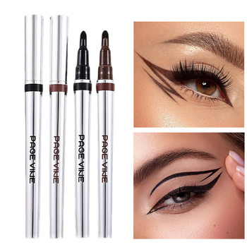 Cross-Border Makeup Page Vine Liquid Eyeliner Pen Quick-Drying Waterproof Long-Lasting Not Easy to Smudge Foreign Trade Popular Eyeliner Pen