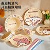 Sanrio Dinner Plate Melody Bowl and Dish Set Ceramic High-Value Household Cute Cream Style Tableware Bestie Gift