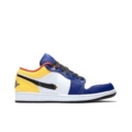 Aj low top lakers yellow and blue