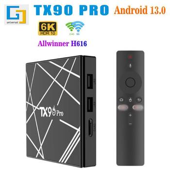 TX90 PRO TV Box Android 13 6K HD Set Top Box 5gwifi H616 TV box Cross Border Wholesale
