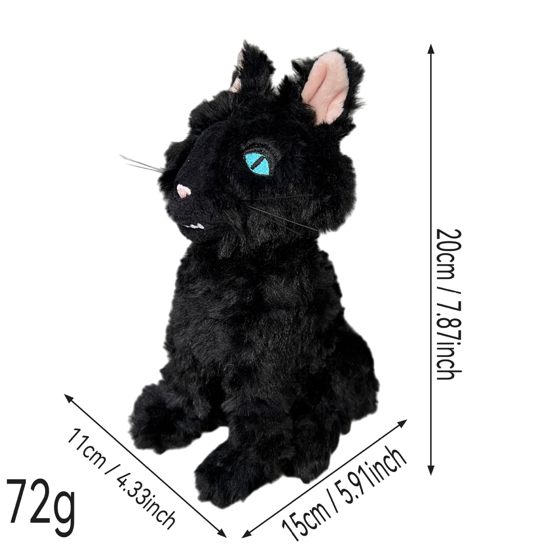 跨境新款鬼妈妈Coraline Squid卡洛琳鱿鱼毛绒公仔动漫节日娃娃