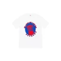 Ss23 week 1 smoke tee cat printingstraight-leg short sleeve american trendy t-shirt men and women same style white