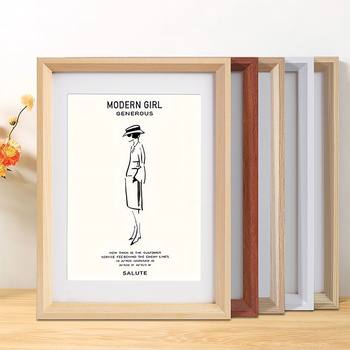 Wooden Picture Frames for Wall Hanging, 16-Inch, 20-Inch, 24-Inch, Poster, 8K, 4-Piece Puzzle Frame, 3 Framing Picture Frames, 4 Factory Supply Chain Wholesale