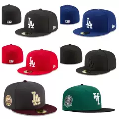 [LA Los Angeles Dodgers] Cross-border Export Closed Sun Hat Baseball Cap New Embroidered Hat Full-covered Baseball