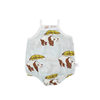 Baby Sling Bag Fart Clothes Summer Thin Bamboo Fiber Gauze Vest Jumpsuit Baby Type a Clothes Crawling Clothes