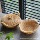 Корзина для хранения из ротанга ручной работы, креативный поднос для фруктов в скандинавском стиле, журнальный столик для гостиной, поднос для хранения закусок с крышкой mini 2