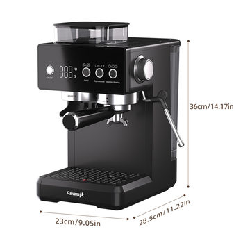 Aeomjk European Standard Aeomjk Grinding Integrated Room Temperature Cold Brew Milk Foaming Italian Semi-Automatic Coffee Machine Cm5540