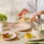 Высококачественный набор посуды с тиснением, бытовая керамическая посуда, полный набор высококачественных тарелок, обеденные тарелки, французские миски для риса mini 2