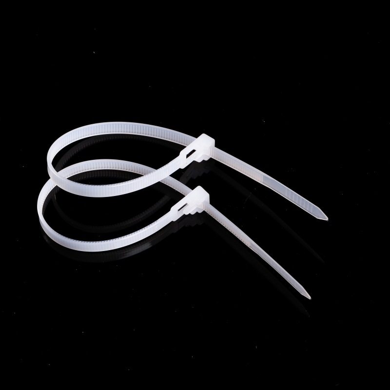 Manufacturers in stock a large number of wholesale loose cable ties 4*150 8X200 can be recycled live buckle cable ties