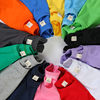 Children's Loose-Fitting Round-Neck Pure Cotton Solid Color Sweat-Absorbent Short-Sleeve T-Shirt for Summer, Suitable for Older Boys and Girls, Half-Sleeve Top for Young Children
