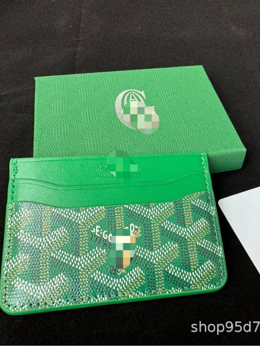 Gey Dog Tooth Card Holder with Gift Box Multi-Card 5-Card Storage Bag Light Luxury Big Brand Trendy Brand Factory Direct Sale In-Stock Direct Shipping Hot Sale