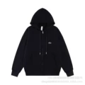 Black full zipper (plus velvet)