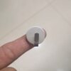 Mini Stainless Steel Small Sticky Hook Extra Small Metal Hook Dormitory Traceless Small Hook Round Small Sticky Hook 5 Ginger Tea