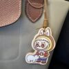 Cute Cartoon Pendants Vegetable Tanned Leather Thickened First Layer Genuine Leather Pendants Keychains Wholesale