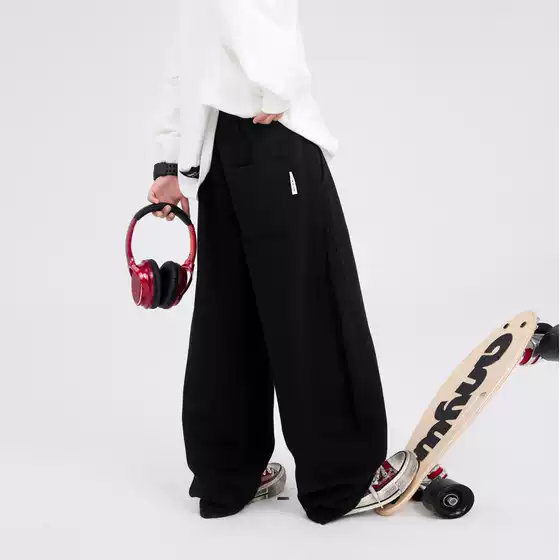 Boys' spring clothing Korean straight leg sports sweatpants 2026 new model, Zhongda children's spring handsome casual loose pants