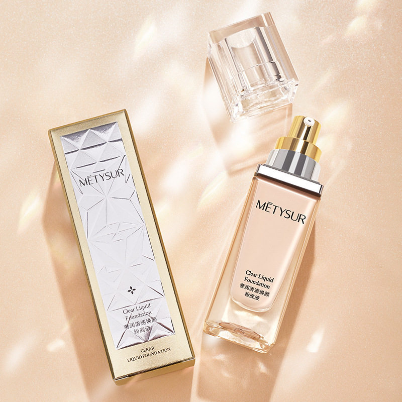 Meitixiu luxury moisturizing and refreshing Foundation liquid holding makeup oil control concealer clear and not stuffy acne is not easy to take off makeup foundation liquid