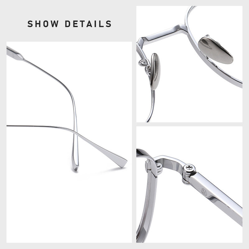 New ultra-light titanium frame Zeng Yongtong myopia glasses frame men's anti-blue light box wide edge 80984 fashion eyes