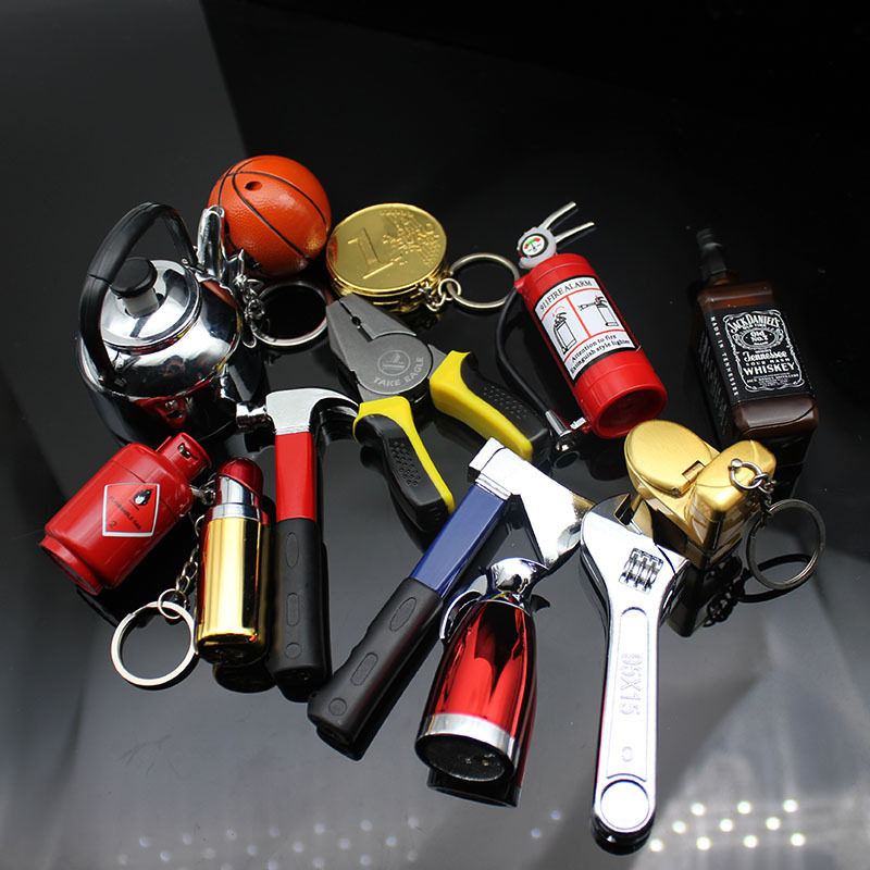 New strange small teapot vise fire extinguisher gas tank coke pressure cooker spoof strange lighter wrench wholesale