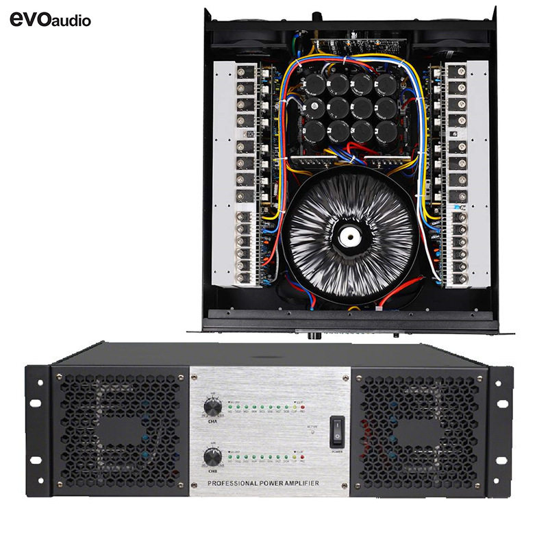 Source Factory Engineering-Grade Pure Power Amplifier, High-Power, High-Fidelity, Dedicated for Stage, Wedding, Ktv, and Conferences