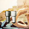 Aolico 132 car charger 35W car charger metal business flash charge dual USB fully compatible cigarette lighter wholesale