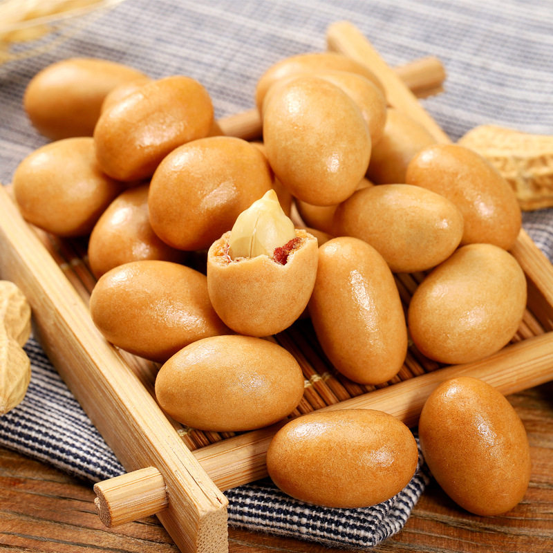 Huaweiheng fish skin peanut 208g peanut spiced rice dish dried fruit leisure nut snacks wholesale