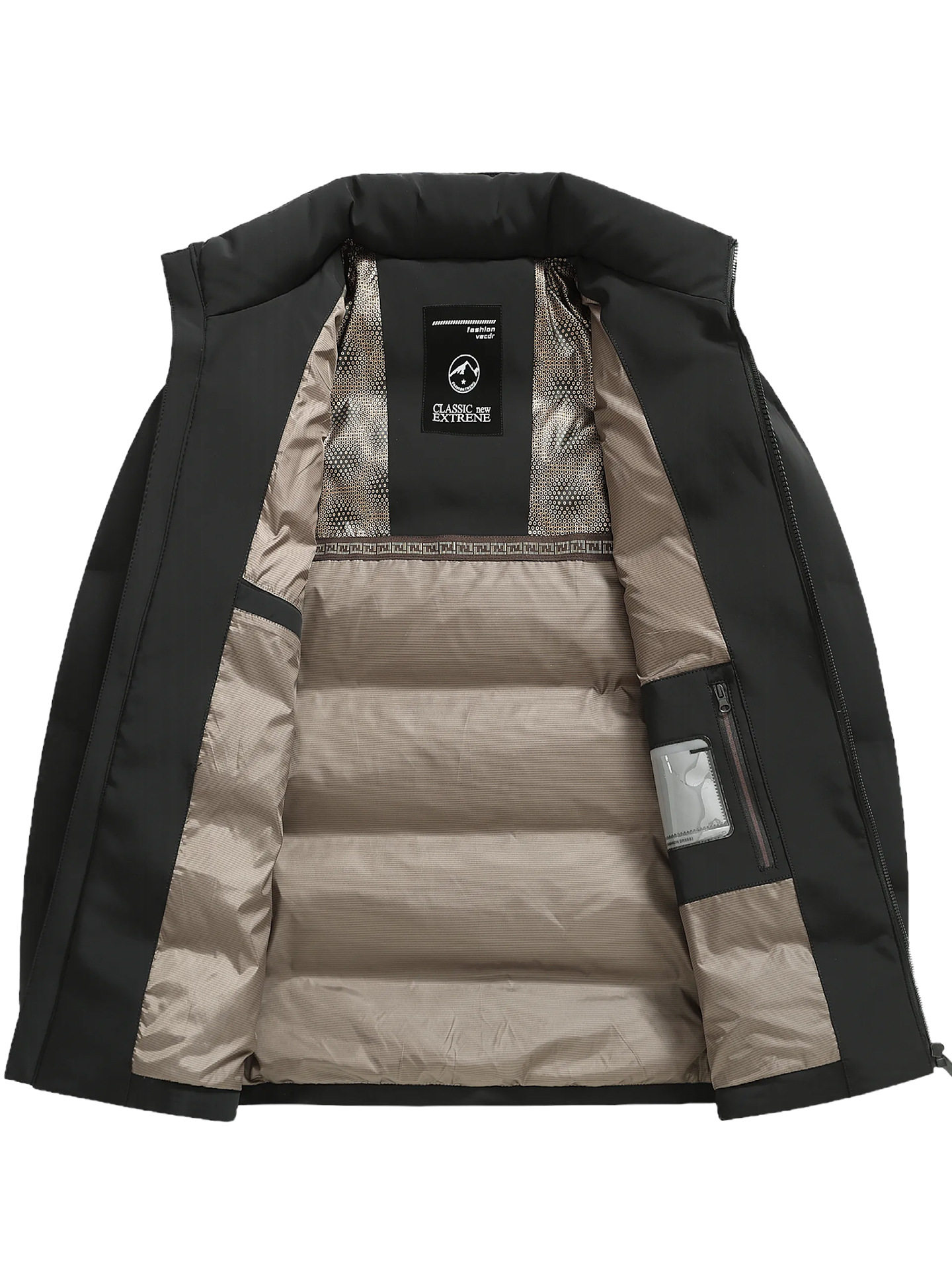 Middle-Aged Winter Thickeneded down Jacket Men's Casual Short Stand-Up Collar Warm Jacket Middle-Aged and Elderly White Duck down Dad Wear