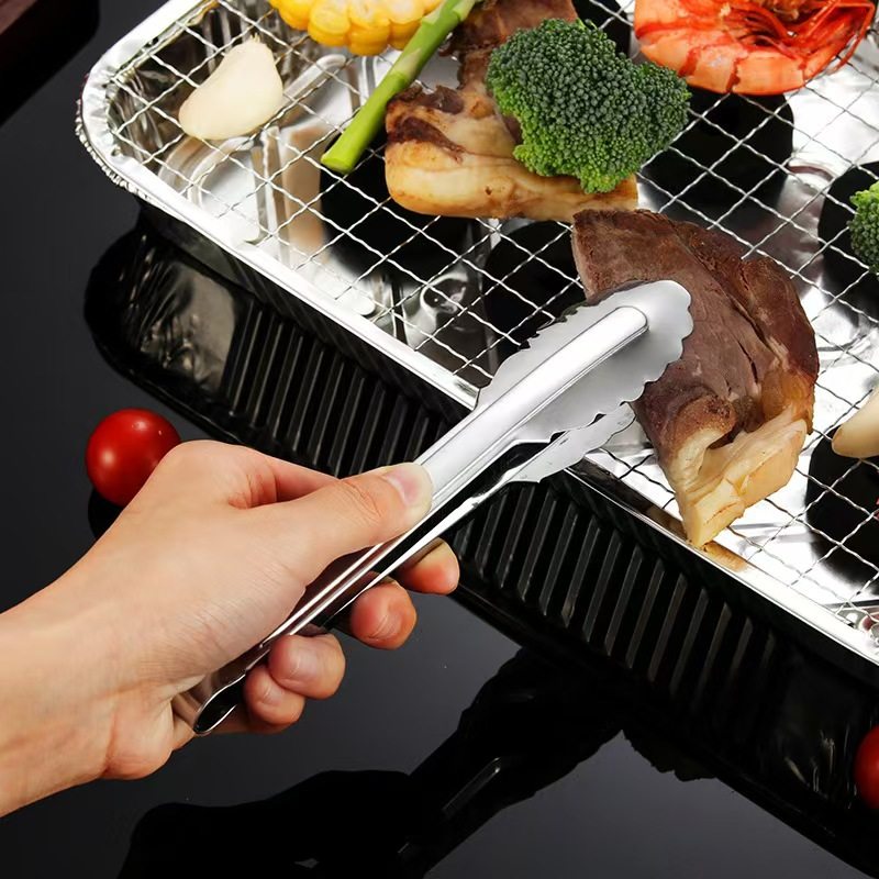Stainless Steel Food Clips, Baking Bread Clips, Independent Meal Food Clips, Multifunctional Barbecue Clips, Kitchen Gadgets