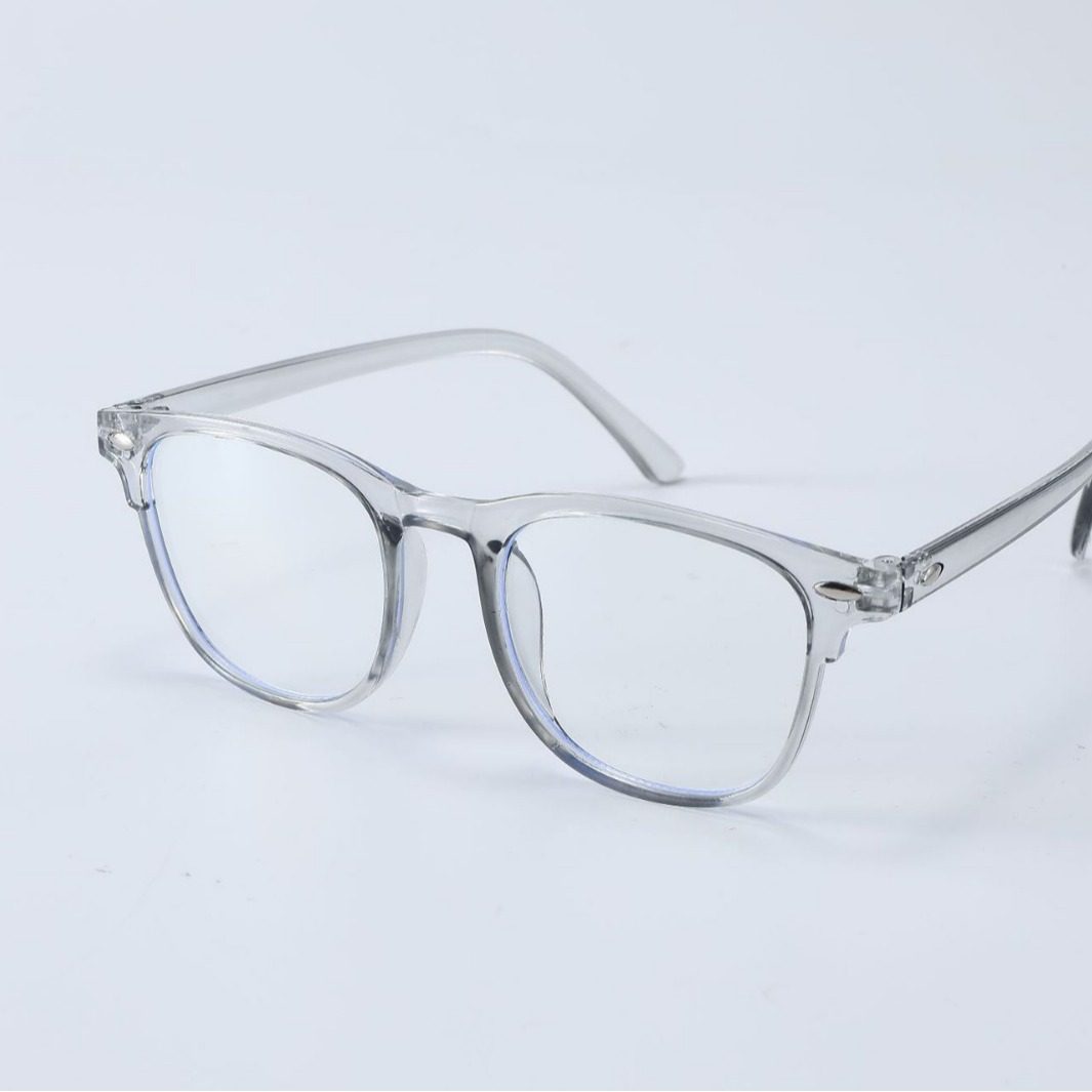 New Retro Internet Celebrity Glasses Frame Men's Simple Lightweight Rice Nail Frame Fashionable College Style High-grade Flat Mirror for Women