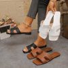 Summer New Slippers for Women to Wear Indoors and Outdoors at Home, Fashionable Rhombus Foreign Trade Cross-Border