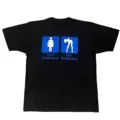 Your girl vs. my girl short sleeve tee (black)