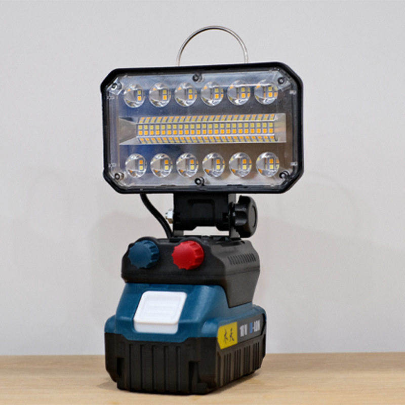 Cross-Border New Portable Work Floodlight USB Charging Large Floodlight Long Life Led Maintenance Emergency Lighting