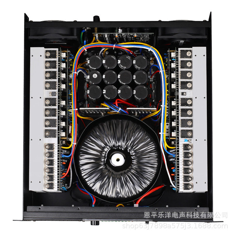 Source Factory Engineering-Grade Pure Power Amplifier, High-Power, High-Fidelity, Dedicated for Stage, Wedding, Ktv, and Conferences