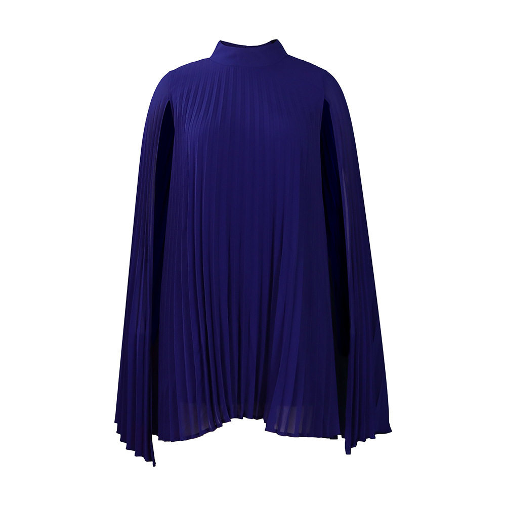 Chiffon Batwing Sleeve Dress Elegant and Fashionable Plus Size for Casual Occasions Wholesale Available