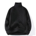 Black high neck