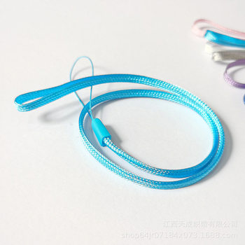 Manufacturers supply 12-color Long Pine rope fan lanyard mobile phone lanyard good quality fast delivery