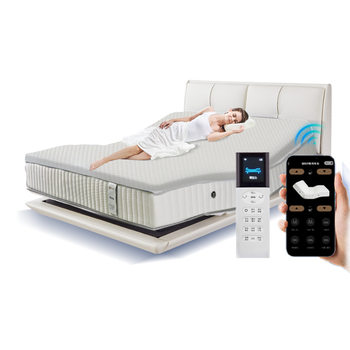 Electric Mattress with Adjustable Height, Spine-Protecting Bedding, Double Bed for Sleeping, European and American Style, Simple, Multifunctional, Healthy, for Home Use