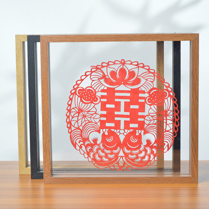 6 inch photo frame table high sense double-sided transparent display photo frame creative diy handmade window grilles framed photo frame wholesale