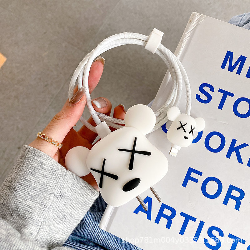 数据线保护套适用苹果充电器保护套芭芘充电头保护套充电线保护套