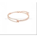 Rose gold twist bracelet