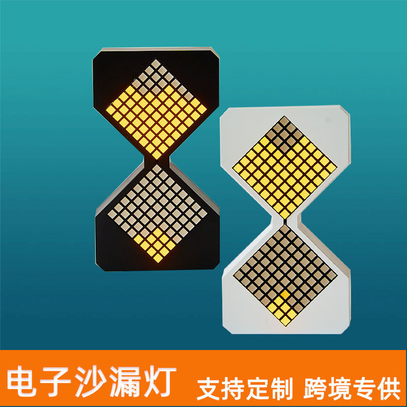 Led Night Light USB Charging Gift Bedside Table Lamp Digital Timer 3D Hourglass Ornament Atmosphere Light